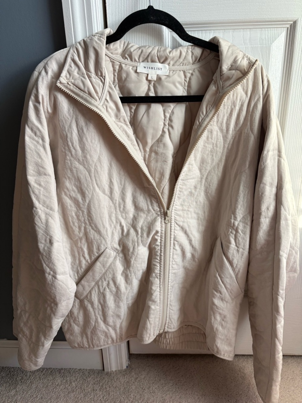 Wishlist Cream Quilted Jacket